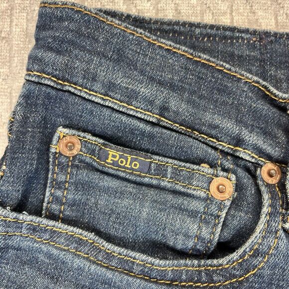 Polo Ralph Lauren‎ The Sullivan Slim Women's pants (18) whiskered straight leg - Picture 13 of 15